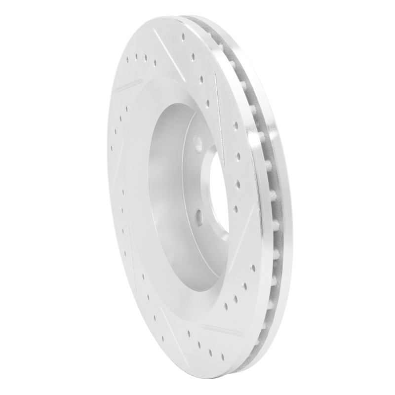 Picture of R1 99-04 Chrysler CONCORDE Front Left Drilled & Slotted Silver Brake Rotor