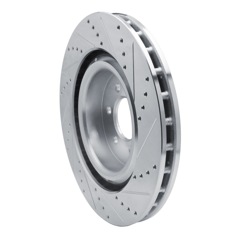 Picture of R1 03-17 Dodge Viper Front Left Drilled & Slotted Silver Brake Rotor