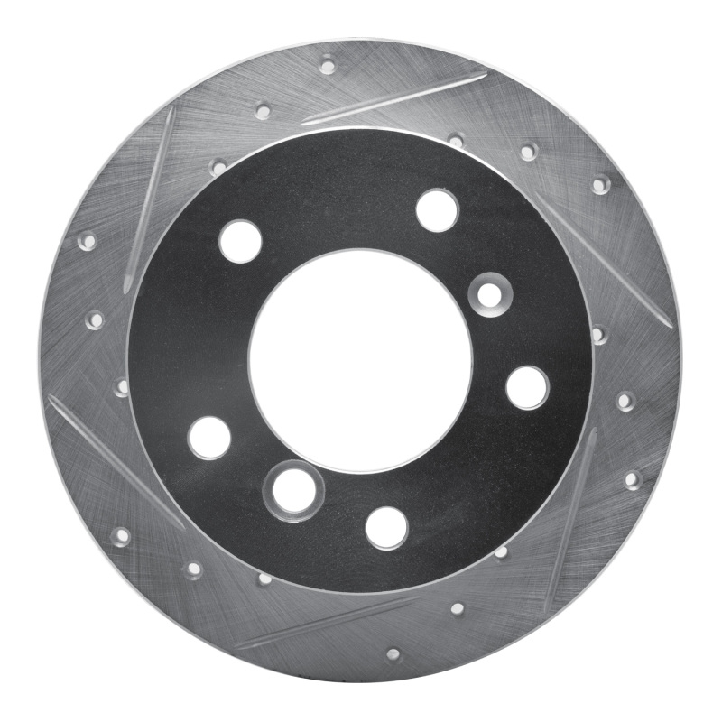 Picture of R1 02-18 Dodge Sprinter 3500 Rear Left Drilled & Slotted Silver Brake Rotor