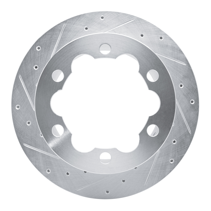 Picture of R1 02-06 Dodge Sprinter 3500 Rear Left Drilled & Slotted Silver Brake Rotor