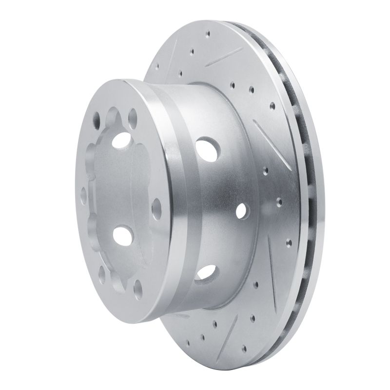 Picture of R1 02-06 Dodge Sprinter 3500 Rear Left Drilled & Slotted Silver Brake Rotor