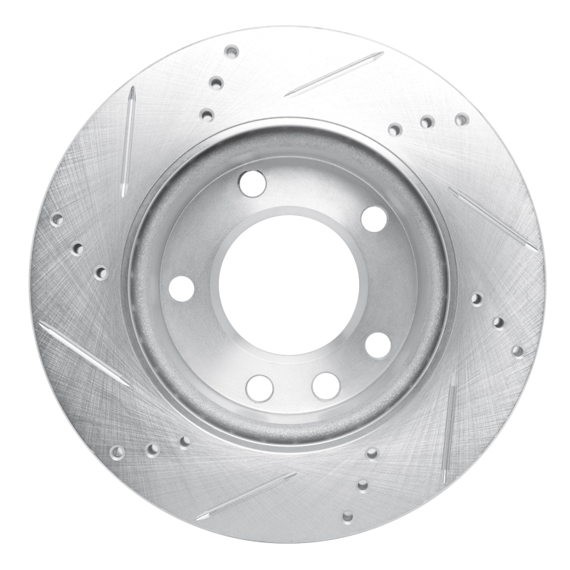Picture of R1 02-06 Dodge Sprinter 2500 Front Right Drilled & Slotted Silver Brake Rotor