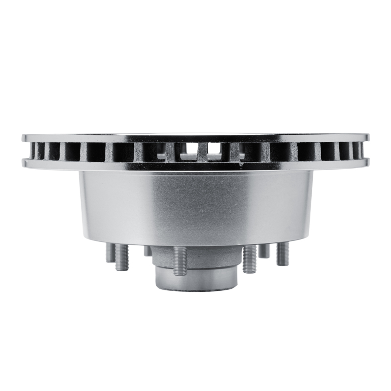 Picture of R1 73-77 Dodge B300 Van (71-74) / B300 (75-80) Front Left Drilled & Slotted Silver Brake Rotor