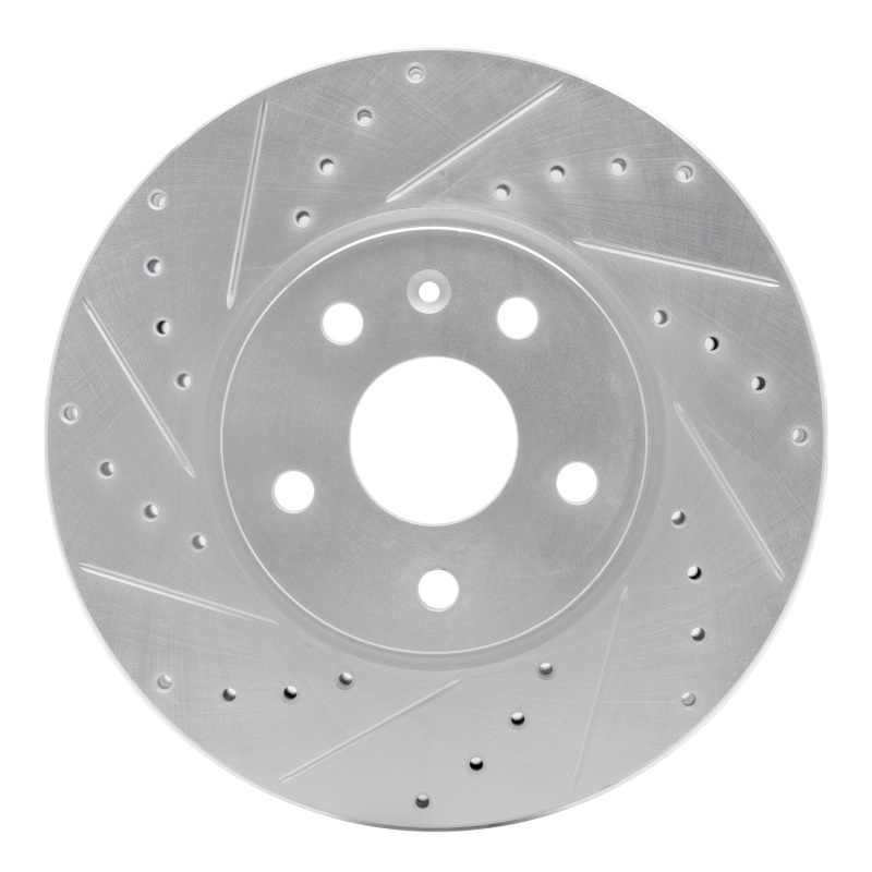 Picture of R1 10-25 Buick ALLURE Front Left Drilled & Slotted Silver Brake Rotor