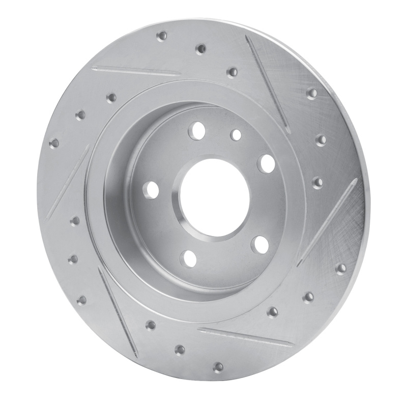 Picture of R1 11-22 Buick Encore Rear Left Drilled & Slotted Silver Brake Rotor