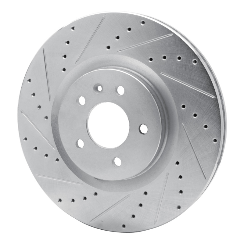 Picture of RNC Brake Rotor - Drill & Slot - R1 16-20 Buick Regal Sportback Front Left Drilled & Slotted Silver Brake Rotor rnc631-46042L