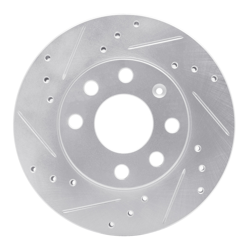 Picture of RNC Brake Rotor - Drill & Slot - R1 88-20 Chevrolet BEAT (Mexico) Front Left Drilled & Slotted Silver Brake Rotor rnc631-47000L