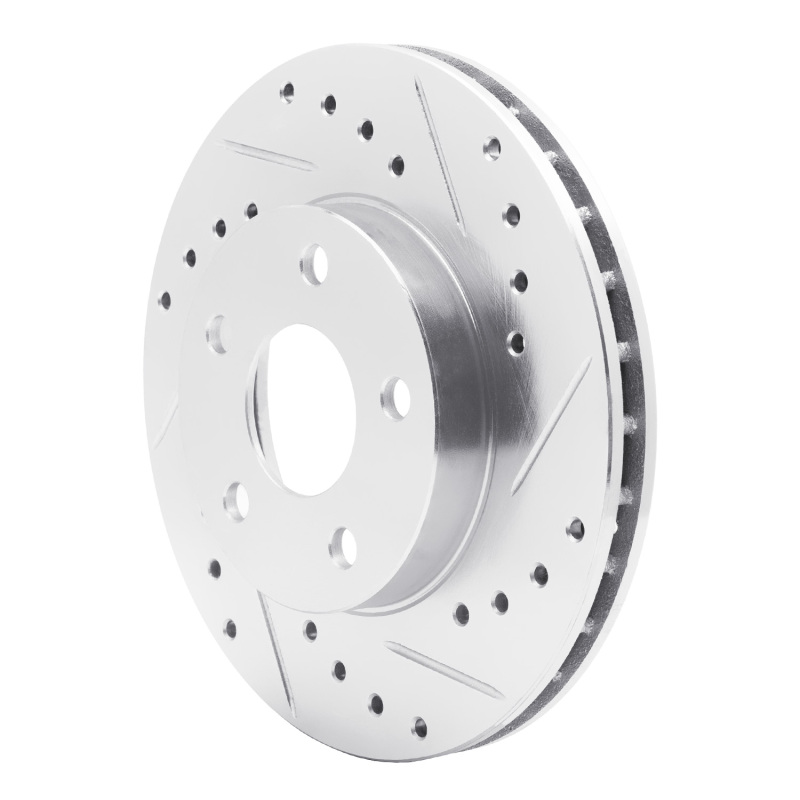 Picture of RNC Brake Rotor - Drill & Slot - R1 82-84 Buick SKYHAWK Front Right Drilled & Slotted Silver Brake Rotor rnc631-47010R