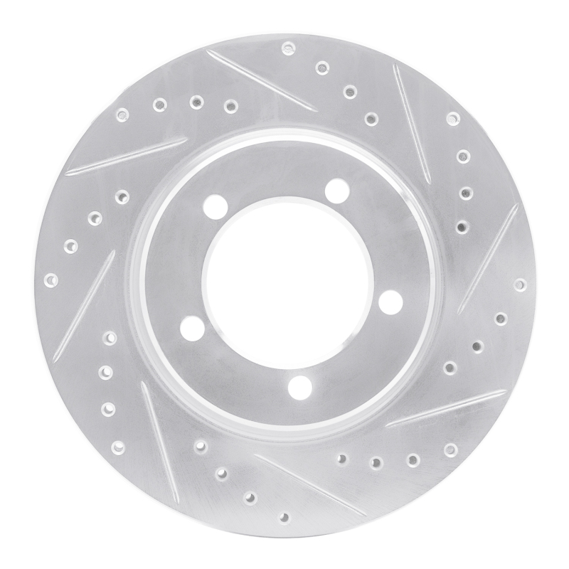 Picture of RNC Brake Rotor - Drill & Slot - R1 67-70 Chevrolet Impala Front Right Drilled & Slotted Silver Brake Rotor rnc631-47030R