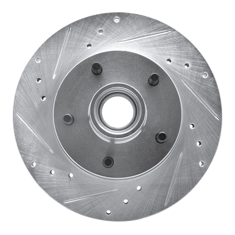 Picture of RNC Brake Rotor - Drill & Slot - R1 05-05 Buick Park Avenue Front Left Drilled & Slotted Silver Brake Rotor rnc631-47032L