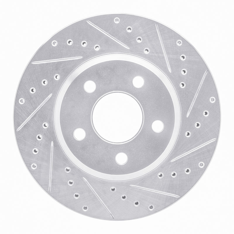 Picture of RNC Brake Rotor - Drill & Slot - R1 05-05 Buick Park Avenue Front Right Drilled & Slotted Silver Brake Rotor rnc631-47032R