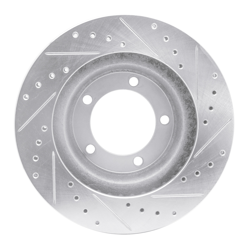 Picture of RNC Brake Rotor - Drill & Slot - R1 67-70 Chevrolet BEL AIR Front Left Drilled & Slotted Silver Brake Rotor rnc631-47030L