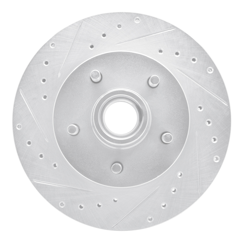 Picture of RNC Brake Rotor - Drill & Slot - R1 83-92 Chevrolet G20 Front Left Drilled & Slotted Silver Brake Rotor rnc631-48006L