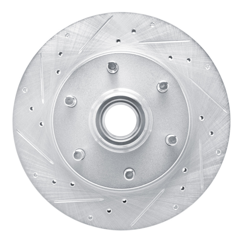 Picture of RNC Brake Rotor - Drill & Slot - R1 88-96 Chevrolet C2500 Front Left Drilled & Slotted Silver Brake Rotor rnc631-48011L