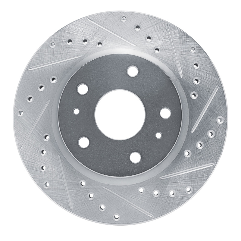 Picture of RNC Brake Rotor - Drill & Slot - R1 88-89 Chevrolet C3500 Front Right Drilled & Slotted Silver Brake Rotor rnc631-48012R