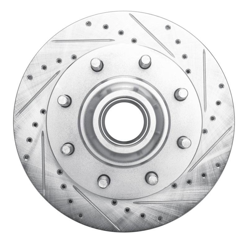 Picture of RNC Brake Rotor - Drill & Slot - R1 93-95 Chevrolet G30 Front Right Drilled & Slotted Silver Brake Rotor rnc631-48021R