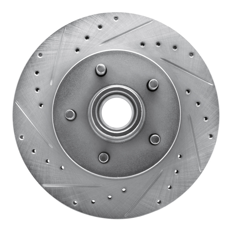 Picture of RNC Brake Rotor - Drill & Slot - R1 93-95 Chevrolet G10 Front Left Drilled & Slotted Silver Brake Rotor rnc631-48024L
