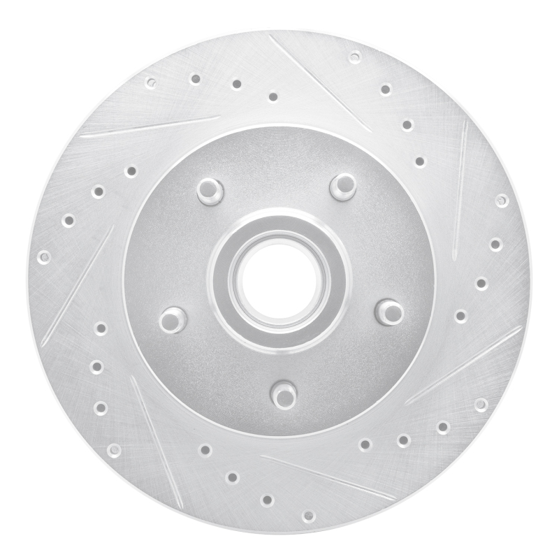 Picture of RNC Brake Rotor - Drill & Slot - R1 93-95 Chevrolet G10 Front Right Drilled & Slotted Silver Brake Rotor rnc631-48024R