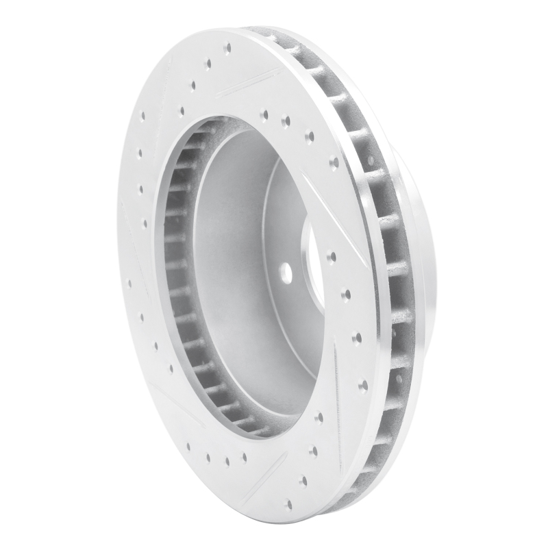 Picture of RNC Brake Rotor - Drill & Slot - R1 90-02 Chevrolet ASTRO Front Right Drilled & Slotted Silver Brake Rotor rnc631-48019R