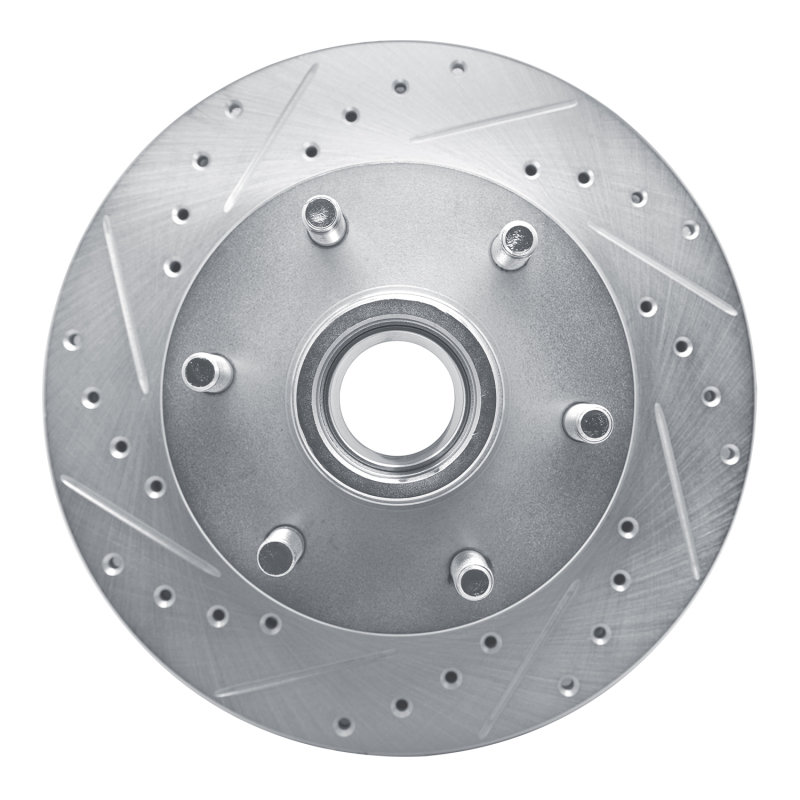 Picture of RNC Brake Rotor - Drill & Slot - R1 94-02 Chevrolet Express 2500 Front Left Drilled & Slotted Silver Brake Rotor rnc631-48031L
