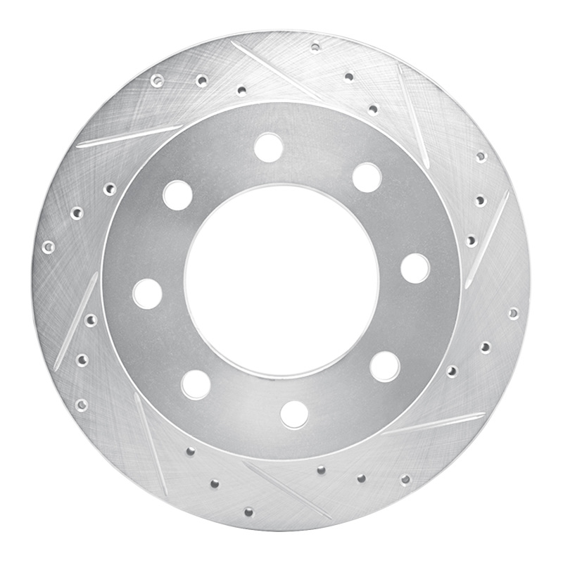Picture of RNC Brake Rotor - Drill & Slot - R1 03-05 Chevrolet Suburban 2500 Rear Right Drilled & Slotted Silver Brake Rotor rnc631-48048R