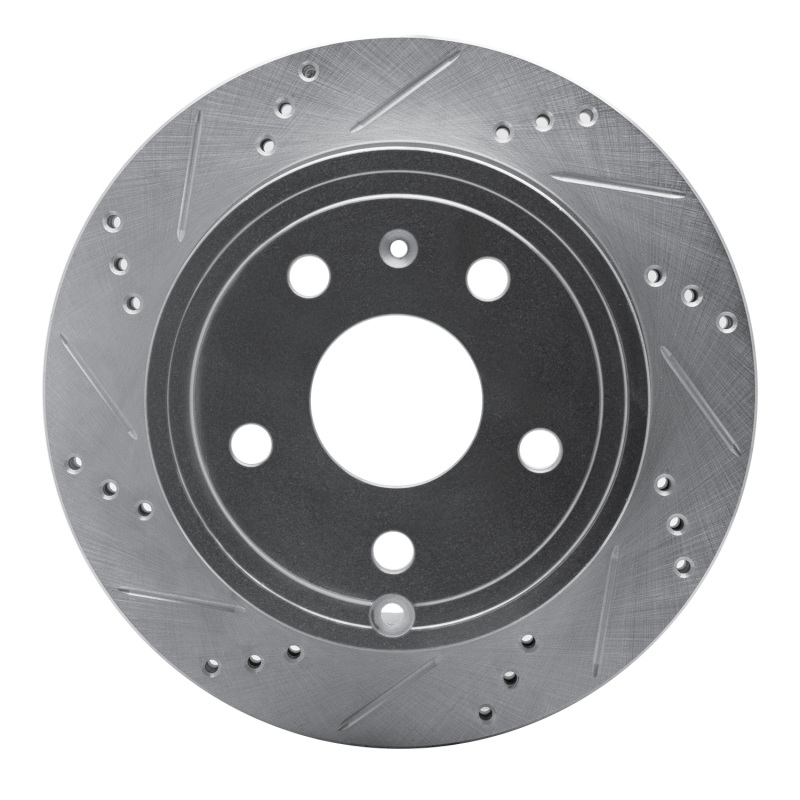 Picture of RNC Brake Rotor - Drill & Slot - R1 09-20 Chevrolet Express 4500 Rear Left Drilled & Slotted Silver Brake Rotor rnc631-48056L