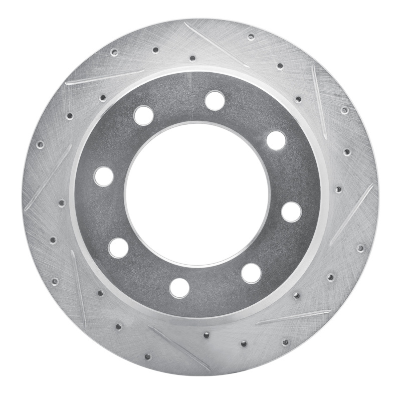 Picture of RNC Brake Rotor - Drill & Slot - R1 09-20 Chevrolet Express 4500 Rear Right Drilled & Slotted Silver Brake Rotor rnc631-48056R