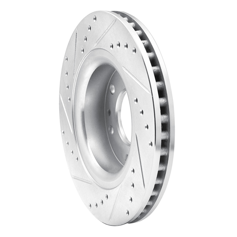 Picture of RNC Brake Rotor - Drill & Slot - R1 06-09 Buick Rainier Front Right Drilled & Slotted Silver Brake Rotor rnc631-48052R
