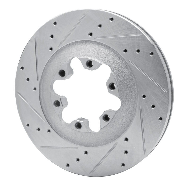 Picture of RNC Brake Rotor - Drill & Slot - R1 09-12 Chevrolet Colorado Front Left Drilled & Slotted Silver Brake Rotor rnc631-48057L