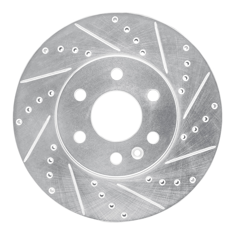 Picture of RNC Brake Rotor - Drill & Slot - R1 15-20 Chevrolet Colorado Front Right Drilled & Slotted Silver Brake Rotor rnc631-48062R