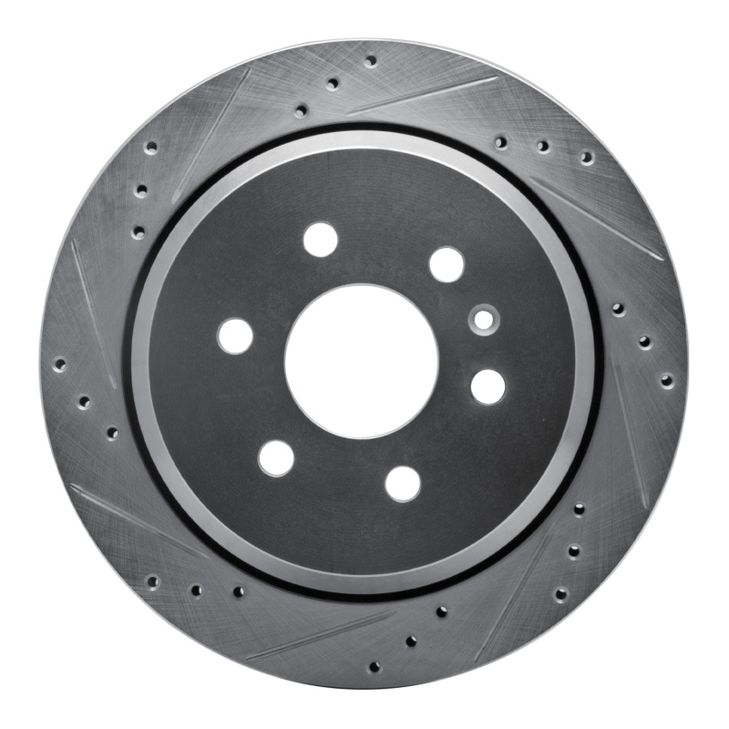 Picture of RNC Brake Rotor - Drill & Slot - R1 15-20 Chevrolet Colorado Rear Left Drilled & Slotted Silver Brake Rotor rnc631-48063L