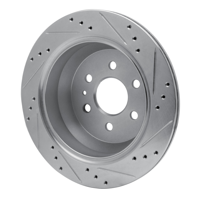Picture of RNC Brake Rotor - Drill & Slot - R1 15-20 Chevrolet Colorado Rear Left Drilled & Slotted Silver Brake Rotor rnc631-48063L