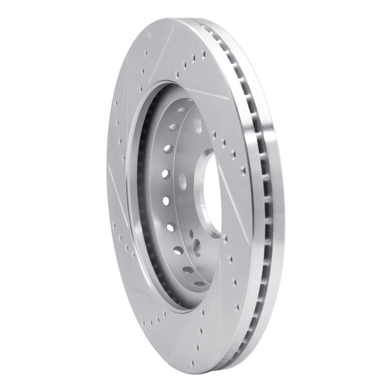 Picture of RNC Brake Rotor - Drill & Slot - R1 09-20 Chevrolet TAHOE Front Right Drilled & Slotted Silver Brake Rotor rnc631-48091R