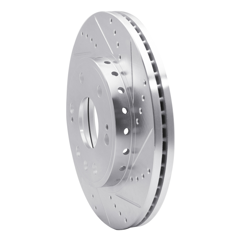 Picture of RNC Brake Rotor - Drill & Slot - R1 09-20 Chevrolet TAHOE Front Right Drilled & Slotted Silver Brake Rotor rnc631-48091R