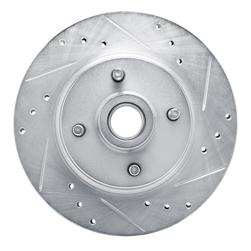 Picture of RNC Brake Rotor - Drill & Slot - R1 76-80 Buick SKYHAWK Front Right Drilled & Slotted Silver Brake Rotor rnc631-52001R