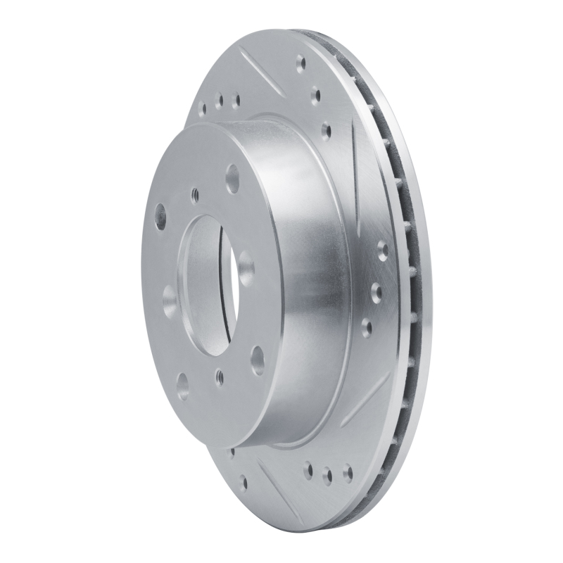 Picture of RNC Brake Rotor - Drill & Slot - R1 89-01 Chevrolet Metro Front Right Drilled & Slotted Silver Brake Rotor rnc631-50002R