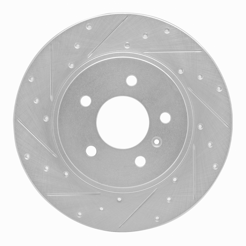 Picture of RNC Brake Rotor - Drill & Slot - R1 05-05 Buick TERRAZA Rear Left Drilled & Slotted Silver Brake Rotor rnc631-52025L