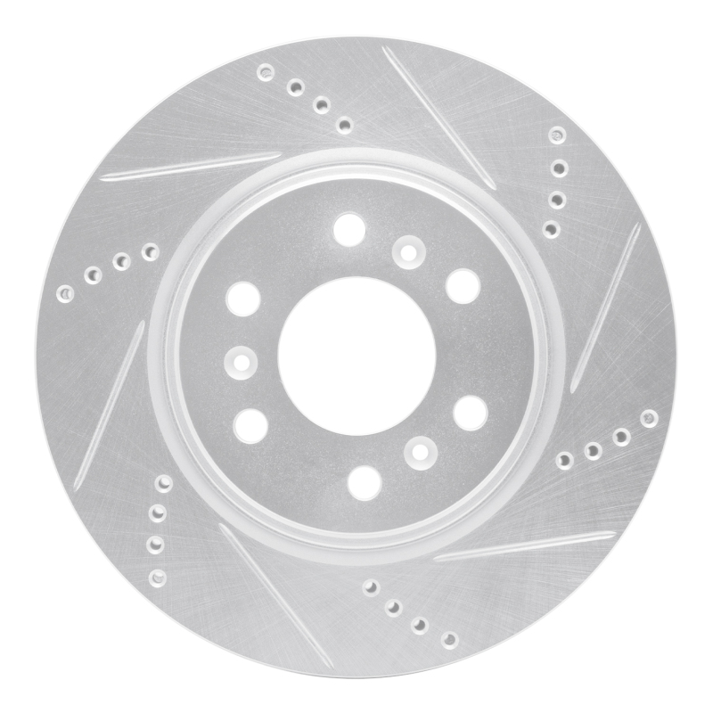 Picture of RNC Brake Rotor - Drill & Slot - R1 06-09 Buick TERRAZA Front Right Drilled & Slotted Silver Brake Rotor rnc631-52027R