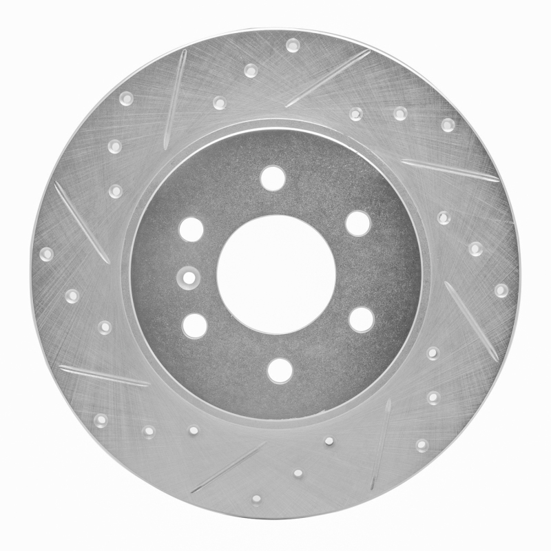 Picture of RNC Brake Rotor - Drill & Slot - R1 06-09 Buick TERRAZA Rear Left Drilled & Slotted Silver Brake Rotor rnc631-52028L