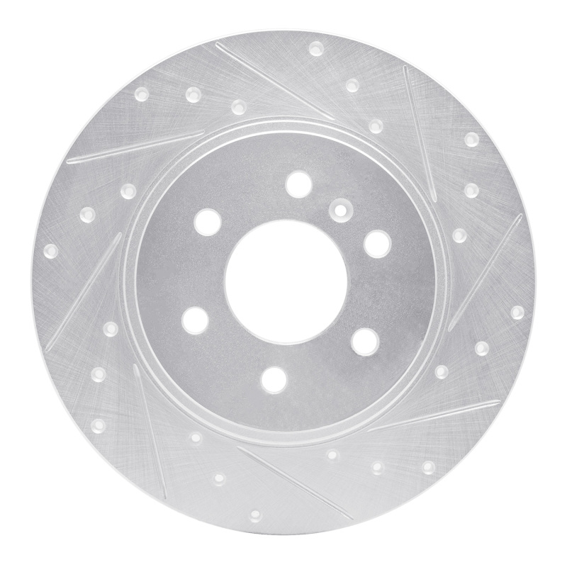 Picture of RNC Brake Rotor - Drill & Slot - R1 06-06 Buick TERRAZA Rear Right Drilled & Slotted Silver Brake Rotor rnc631-52029R
