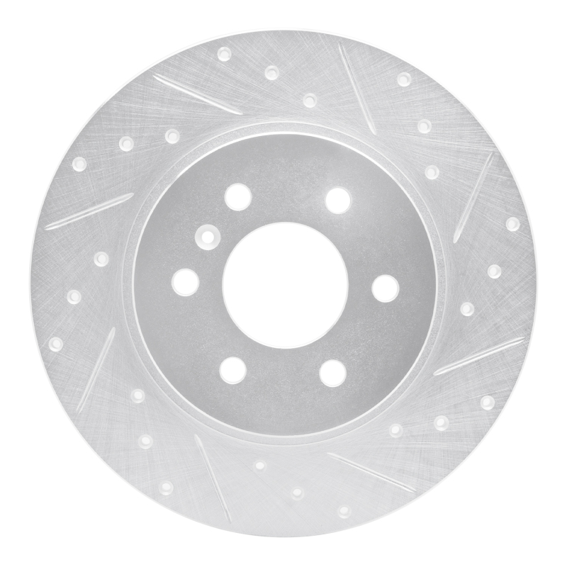 Picture of RNC Brake Rotor - Drill & Slot - R1 06-09 Buick TERRAZA Rear Right Drilled & Slotted Silver Brake Rotor rnc631-52028R