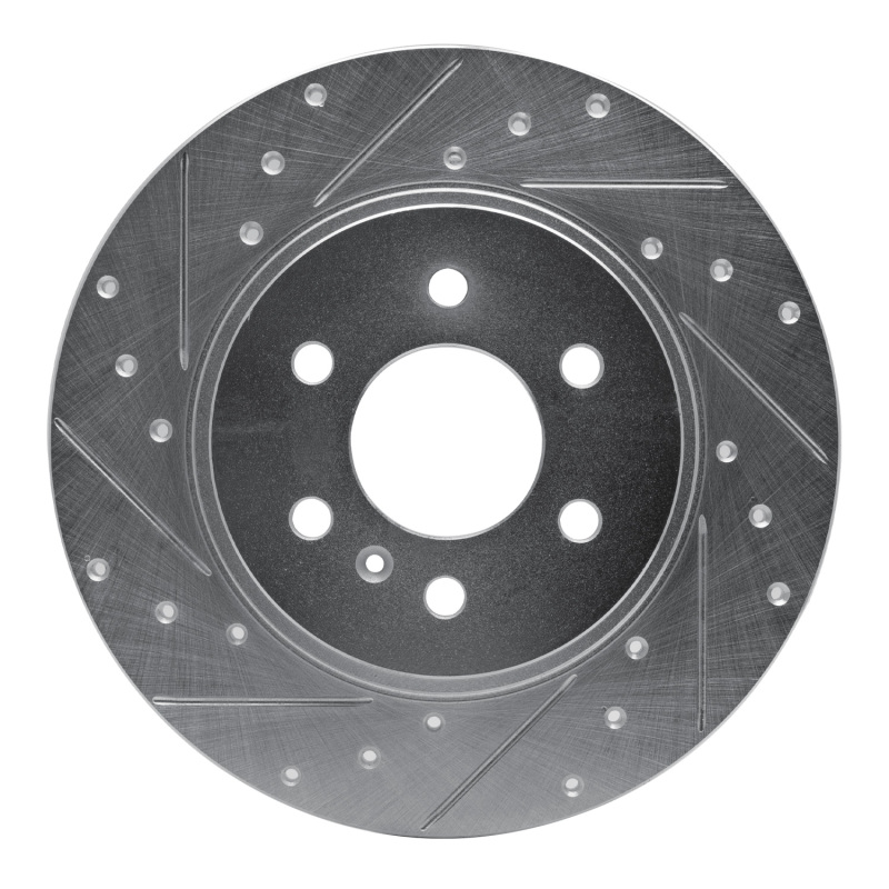 Picture of RNC Brake Rotor - Drill & Slot - R1 06-06 Buick TERRAZA Rear Left Drilled & Slotted Silver Brake Rotor rnc631-52029L