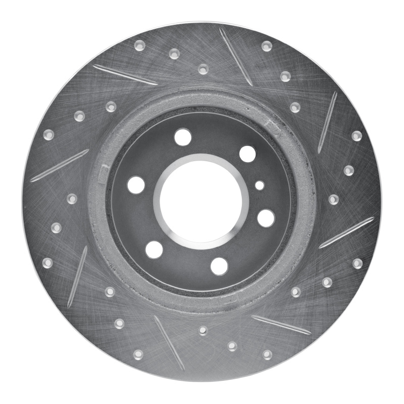 Picture of RNC Brake Rotor - Drill & Slot - R1 06-09 Buick TERRAZA Rear Left Drilled & Slotted Silver Brake Rotor rnc631-52028L