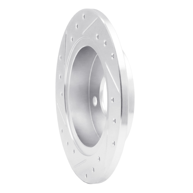 Picture of RNC Brake Rotor - Drill & Slot - R1 91-98 Saturn SC1 Rear Right Drilled & Slotted Silver Brake Rotor rnc631-53000R