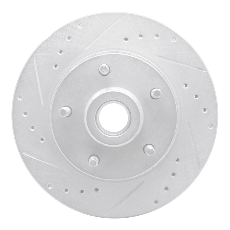Picture of RNC Brake Rotor - Drill & Slot - R1 73-73 Ford Country Squire Front Left Drilled & Slotted Silver Brake Rotor rnc631-54011L