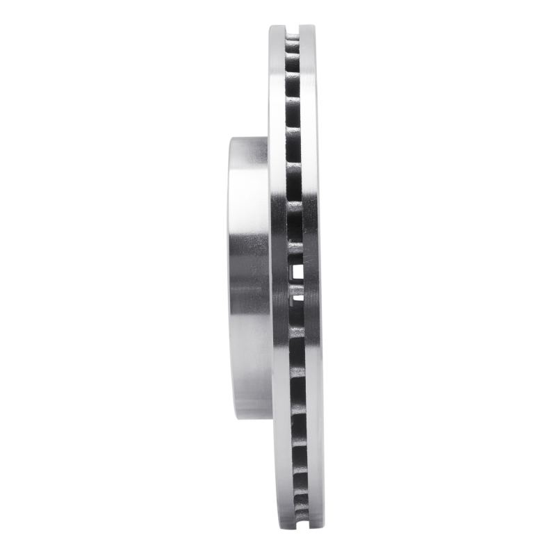 Picture of RNC Brake Rotor - Drill & Slot - R1 11-19 Ford Fiesta (USA/Canada) Front Left Drilled & Slotted Silver Brake Rotor rnc631-54063L