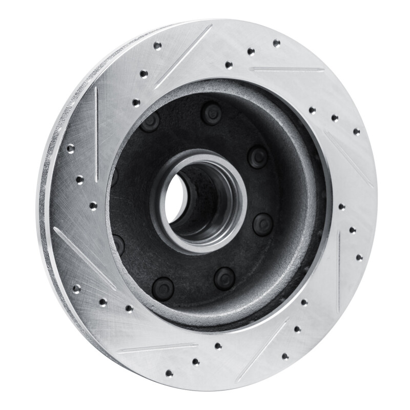 Picture of RNC Brake Rotor - Drill & Slot - R1 80-85 Ford E-250 Econoline Club Wagon Front Right Drilled & Slotted Silver Brake Rotor rnc631-54105R