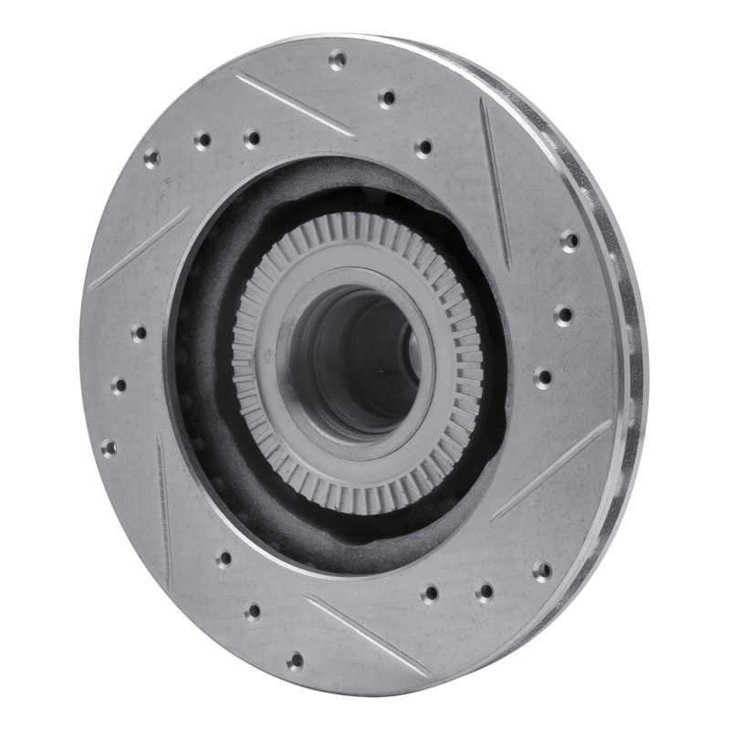 Picture of RNC Brake Rotor - Drill & Slot - R1 91-94 Ford Explorer Front Left Drilled & Slotted Silver Brake Rotor rnc631-54126L