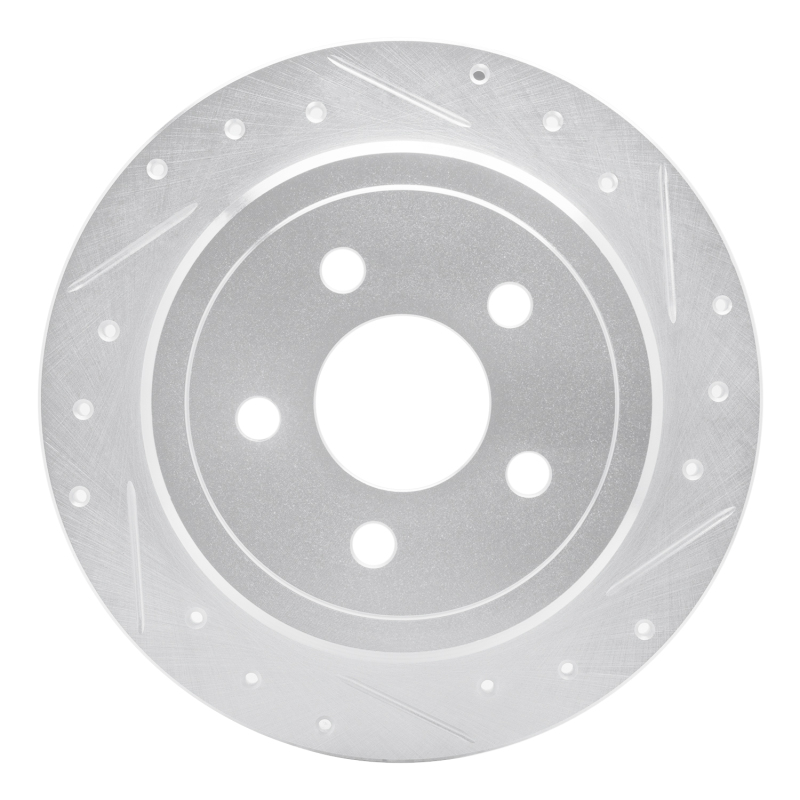 Picture of RNC Brake Rotor - Drill & Slot - R1 95-03 Ford Windstar Rear Right Drilled & Slotted Silver Brake Rotor rnc631-54137R