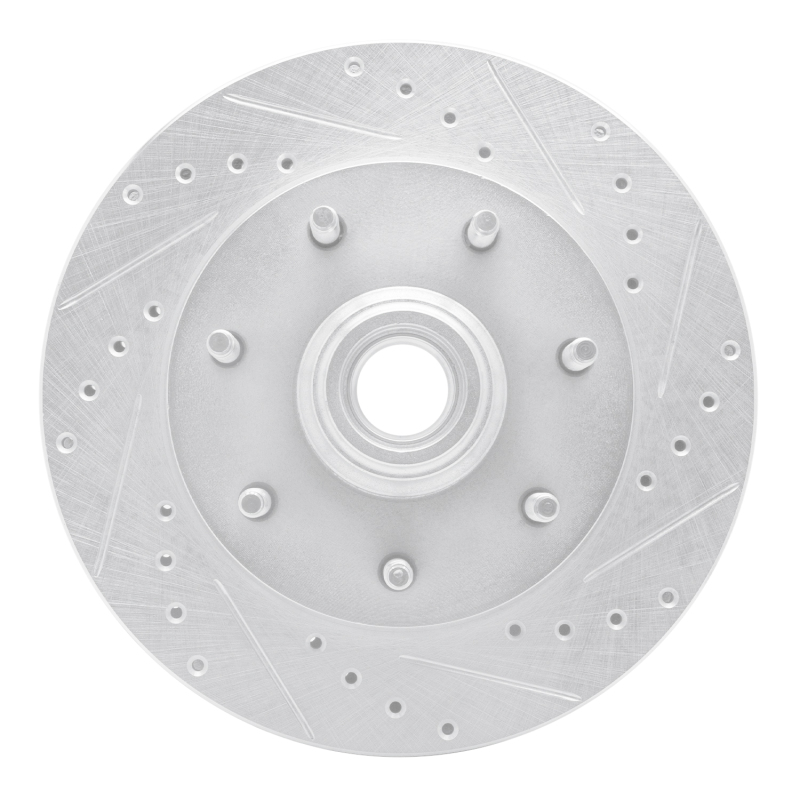 Picture of RNC Brake Rotor - Drill & Slot - R1 97-04 Ford F-150 RWD Front Right Drilled & Slotted Silver Brake Rotor rnc631-54150R